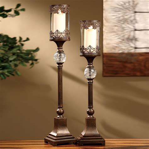 Pillar Hurricane Candle Holders | Light Fixtures Design Ideas