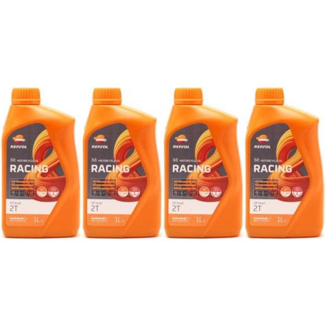 Repsol Motorrad Motoröl RACING OFF ROAD 2T 1 Liter 4x 1l 4 Liter