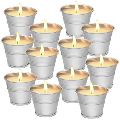 12 Pack Citronella Candles Garden Citronella Scented Candles Outdoors