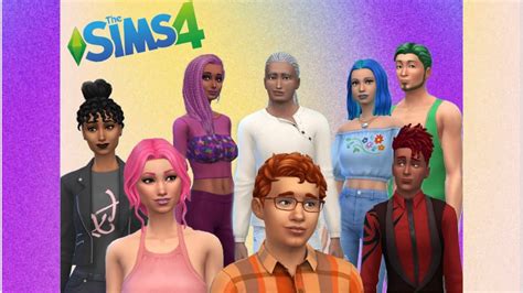 Rainbow Sims Cas Challenge The Sims 4 Youtube