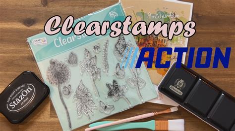 Clearstamps Stempel Von Action Ein Kleiner Test YouTube