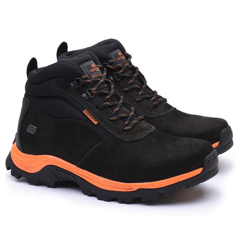 Bota Coturno Adventure de Segurança em Couro EPI CA Gogowear Preto