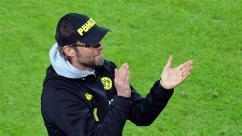 Borussia Dortmund Trainer Jürgen Klopp im Interview