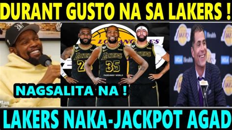 Breaking Kevin Durant Payag Na Sa Lakers Nagsalita Na Jackpot Agad