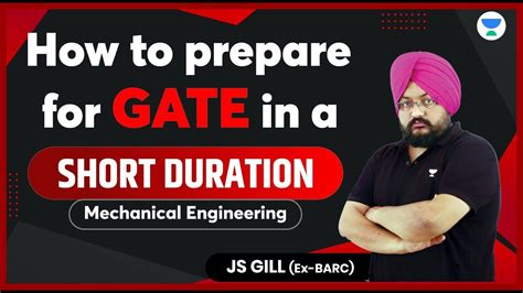 How To Prepare For GATE In A Short Duration JS Gill Ex BARC