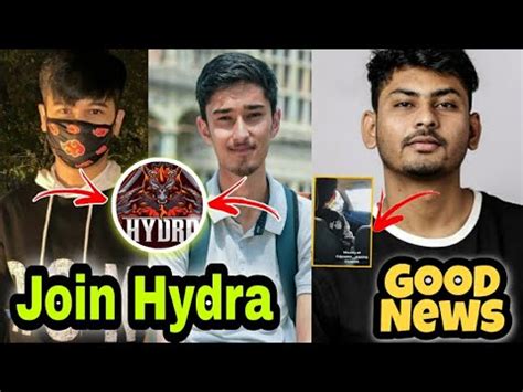 Or Aditya Jelly Join Hydra Reply Dynamo Gaming Good News M R Yt