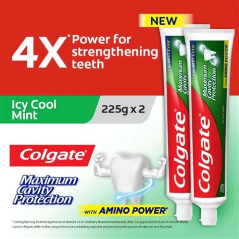 Colgate Maximum Cavity Protection Icy Cool Mint Flavour Toothpaste 225g