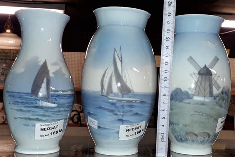 Vaser Vases Royal Copenhagen Bing Og Grondahl Kongeligt Porcelaen