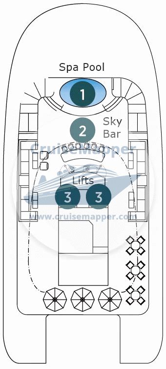 Emerald Azzurra deck 7 plan | CruiseMapper