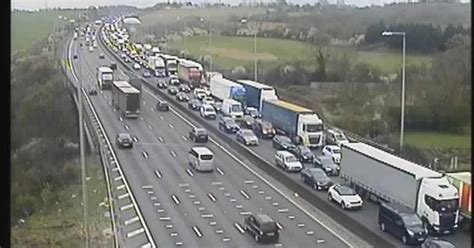 M25 And M11 Live Traffic Updates As Serious Lorry Crash Shuts Motorway