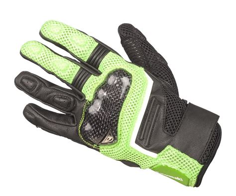 Kawasaki Racing Gloves Green