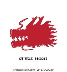 Line Art Vector Chinese Dragon Jurassic Stock Vector (Royalty Free ...