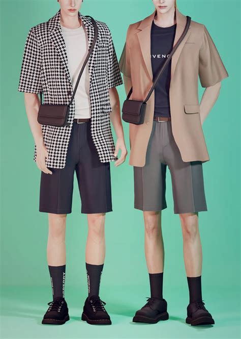 KK Basic Set 20 KK S Creation Sims 4 Male Clothes Sims 4 Men