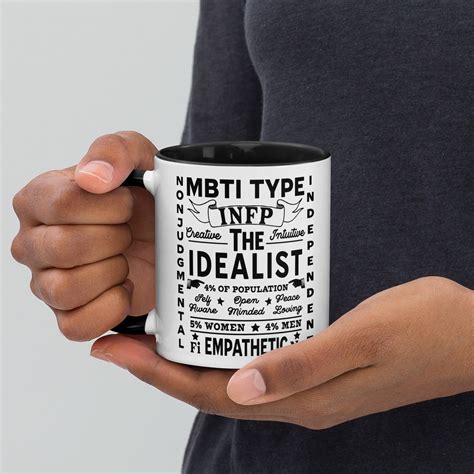 INFP Personality Type 11 Ounce Mug With Color Inside MBTI Gifts