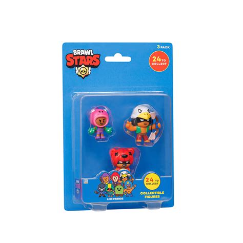 Pack 3 Uds Mini Figuras Coleccionables Brawl Stars Surtido 967551