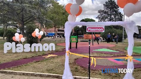 Inaugurato Il Parco Giochi Donato Dalla Plasmon Alla Citt Di Latina