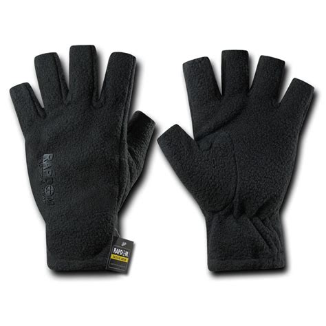 Rapid Dom Polar Fleece Half Finger Gloves Winter Outdoor Military