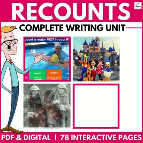 Recount Writing Unit Retelling Lessons Graphic Organizers Prompts