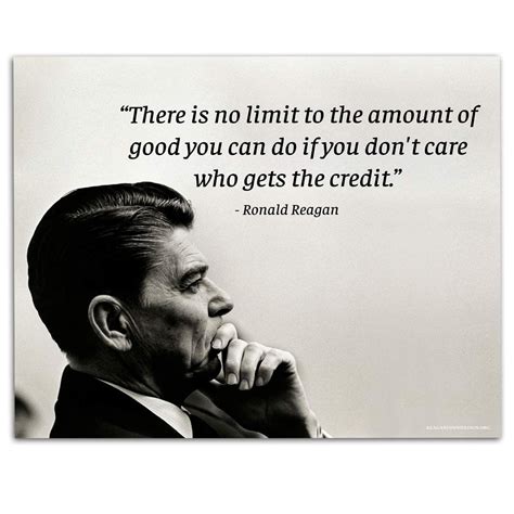 No Limit To The Amount Of Good You Can Do Ronald Reagan Quotes Wall
