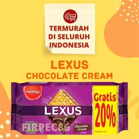 Termurah Biskuit Munchys Lexus Sandwich Crackers Chocolate Peanut