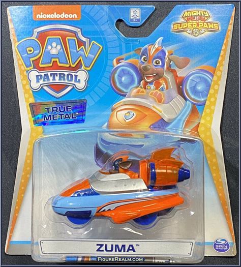 Zuma Paw Patrol Mighty Pups Super Paws True Metal Spinmaster