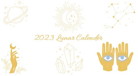 Lunar Calendar 2023 Printable Zodiac Calendar Downloadable Moon ...