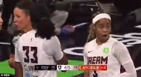 WNBA Game Comes Crashing To A Halt As A SEX TOY Is Thrown On The Court In Atlanta Daily Mail