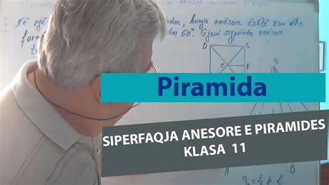 Ushtrime Matematike Për Maturë Sipërfaqja Anësore E Piramidës Youtube