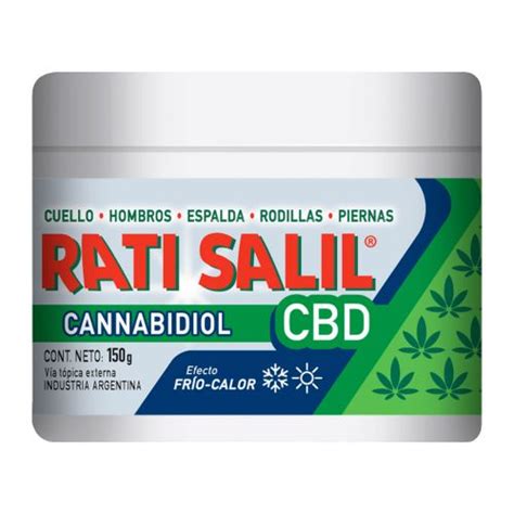 Rati Salil Cannabidiol Cbd Crema Analgésica Antiinflamatoria X 150