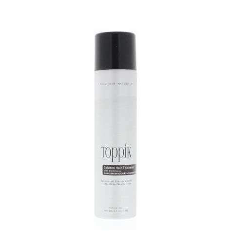 Toppik Dark Brown Hair Thickener Dry Formula Full Coverage For