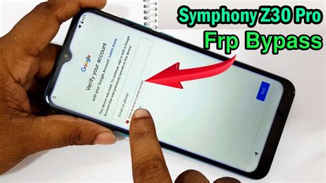 Symphony Z30 PRO Frp Bypass Symphony Z16 PRO Google Account Unlock