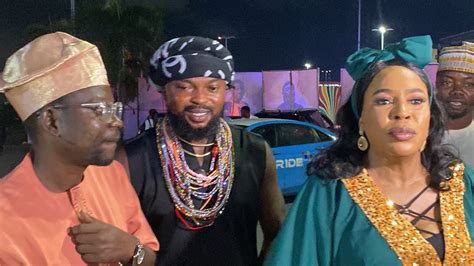 Toyin Abraham Hubby Kolawole Ajewole At Lakatabu Movie Premiere