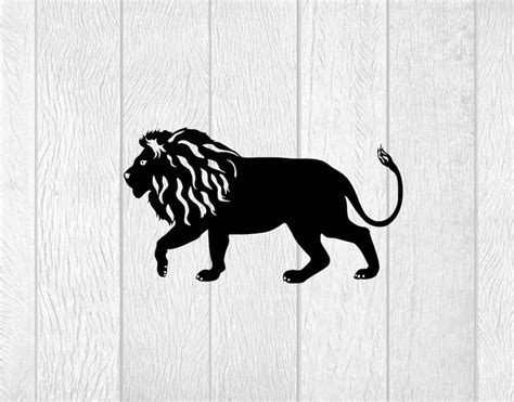 Lion Svg Lion Clipart Dxf Files For Laser Svg For Cricut Etsy