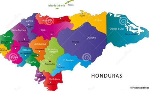 Mapa Politico De Honduras Con Sus Departamentos Y Cabeceras – Theme Loader