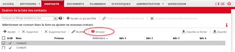 Assistance Relation Client Dmc Envoyer Un Sms Depuis La Liste Des