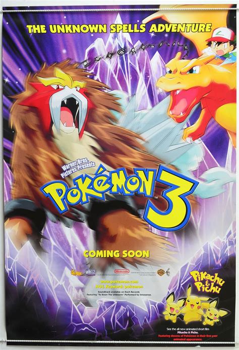 Pokemon 3 The Movie Poster