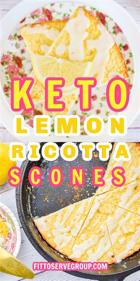 Keto Lemon Ricotta Scones · Fittoserve Group