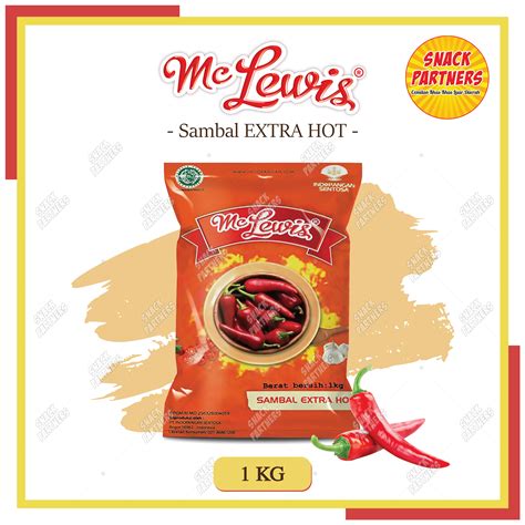 Mc Lewis Sambal Extra Hot Kg Saus Saos Sambel Cabe Super Pedas