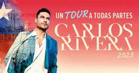 Carlos Rivera En Movistar Arena Un Tour A Todas Partes Entradas Por