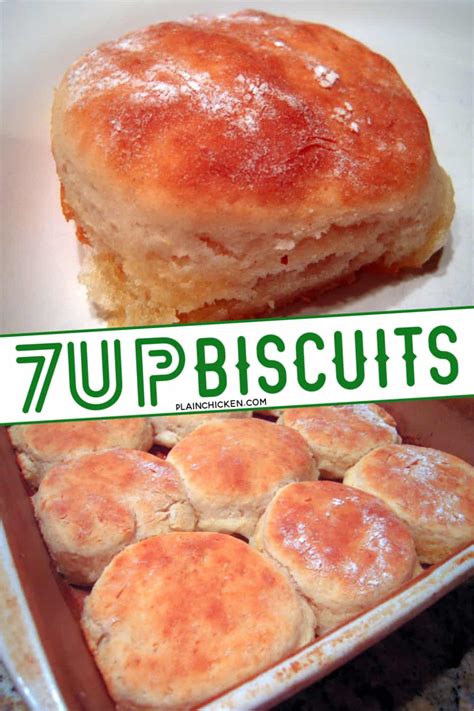 Easy 7up Biscuits Only 4 Ingredients Plain Chicken