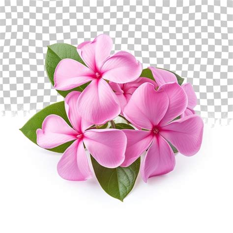 Premium Psd Catharanthus Roseus Madagascar Periwinkle Flower In The