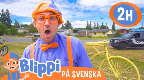 Blippi utforskar staden på en cykel BlippiSvenska Pedagogiska