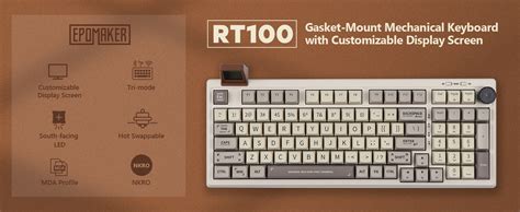 Epomaker Monet Th Pro Iso Uk Hot Swap Rgb Ghz Bluetooth Wired Mechanical Keyboard
