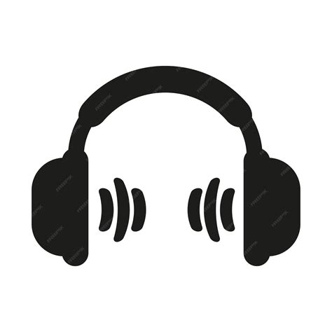 Premium Vector Headphones Icon On White Background