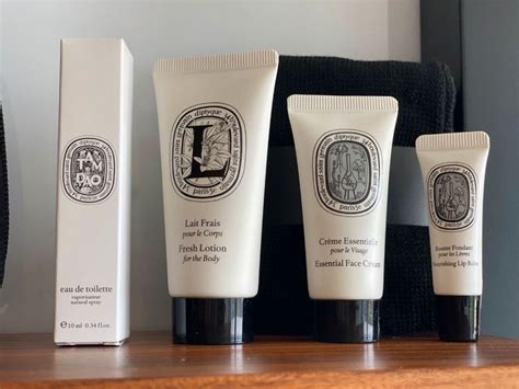 Diptyque Qatar Airways Business Class Leather Pouch Tam Dao Edt Travel