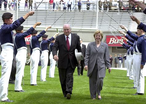 Vice President Richard B Cheney And His Wife Mrs Lynne V Cheney