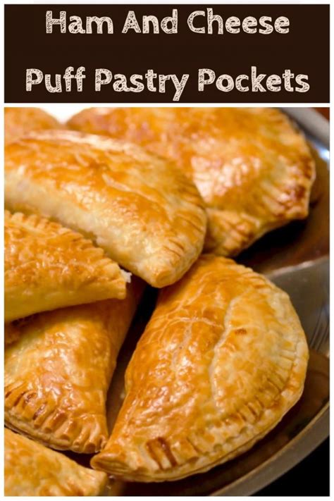 Ham And Cheese Puff Pastry Pockets The Bossy Kitchen