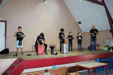 LAccueil de loisirs périscolaires sanime au rythme des percussions