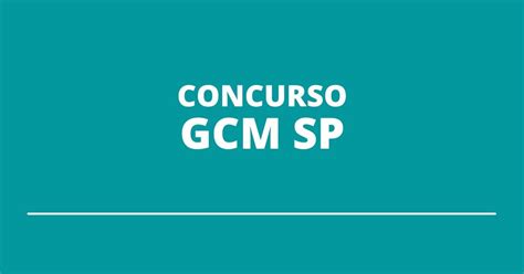 Concurso Gcm Sp Saiu Autoriza O Para Novo Edital Vagas