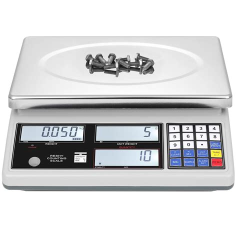 RESHY Industrial Counting Scale 30kg 66lb 1g Amazon In Office Products